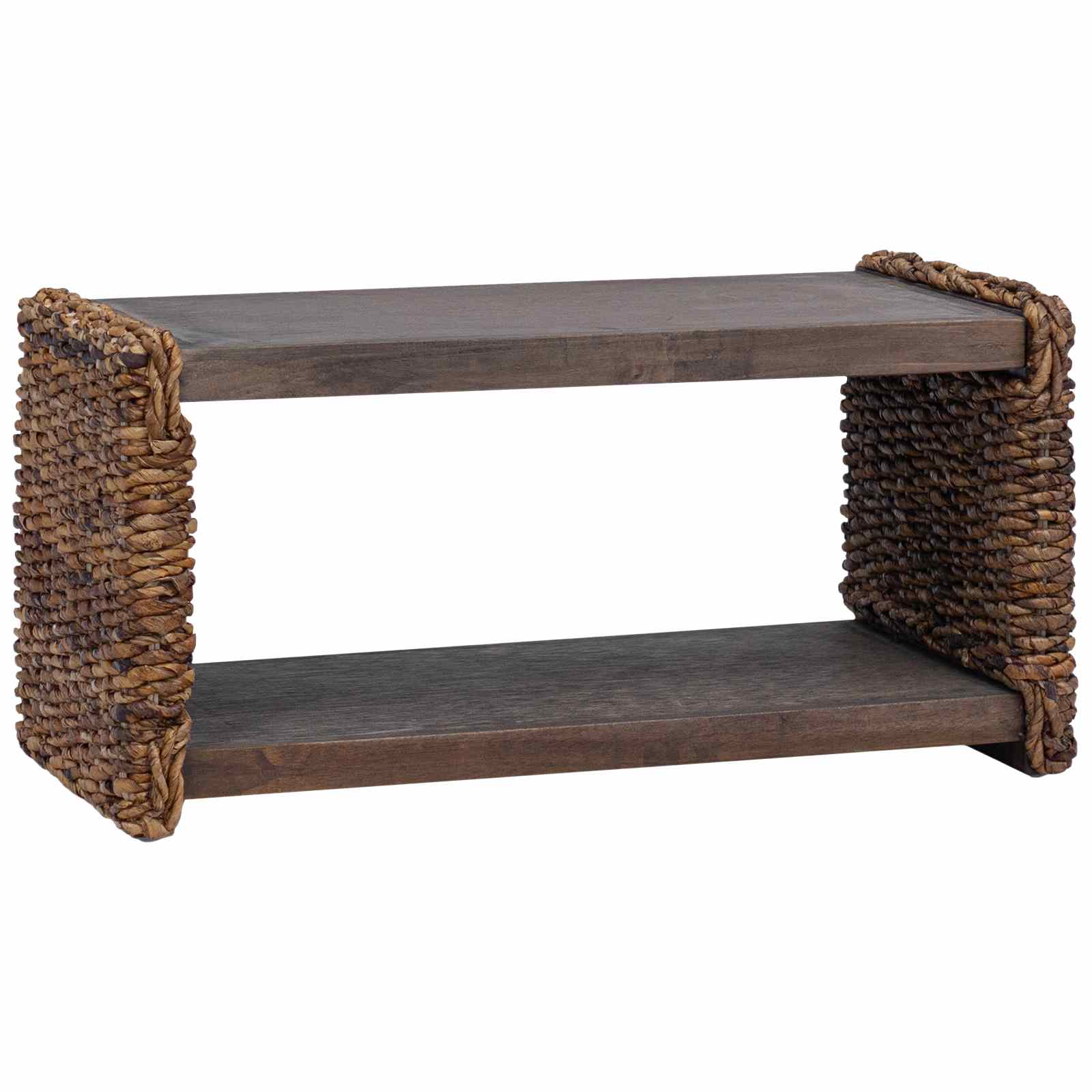 Table d'appoint Naturel 70 x 35 x 35 cm Bois de Mahogany Massif - XIOS