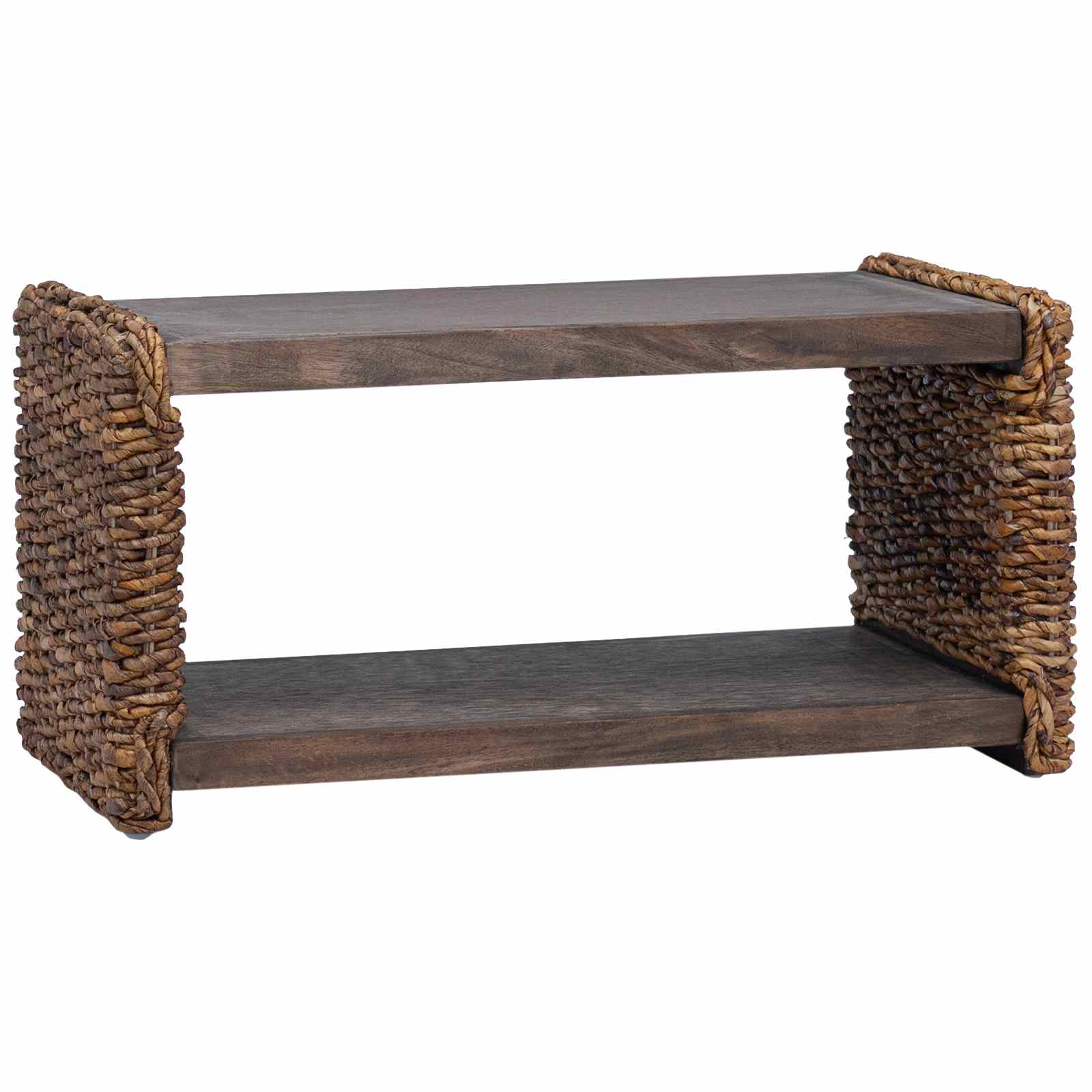 Table d'appoint Naturel 70 x 35 x 35 cm Bois de Mahogany Massif - XIOS