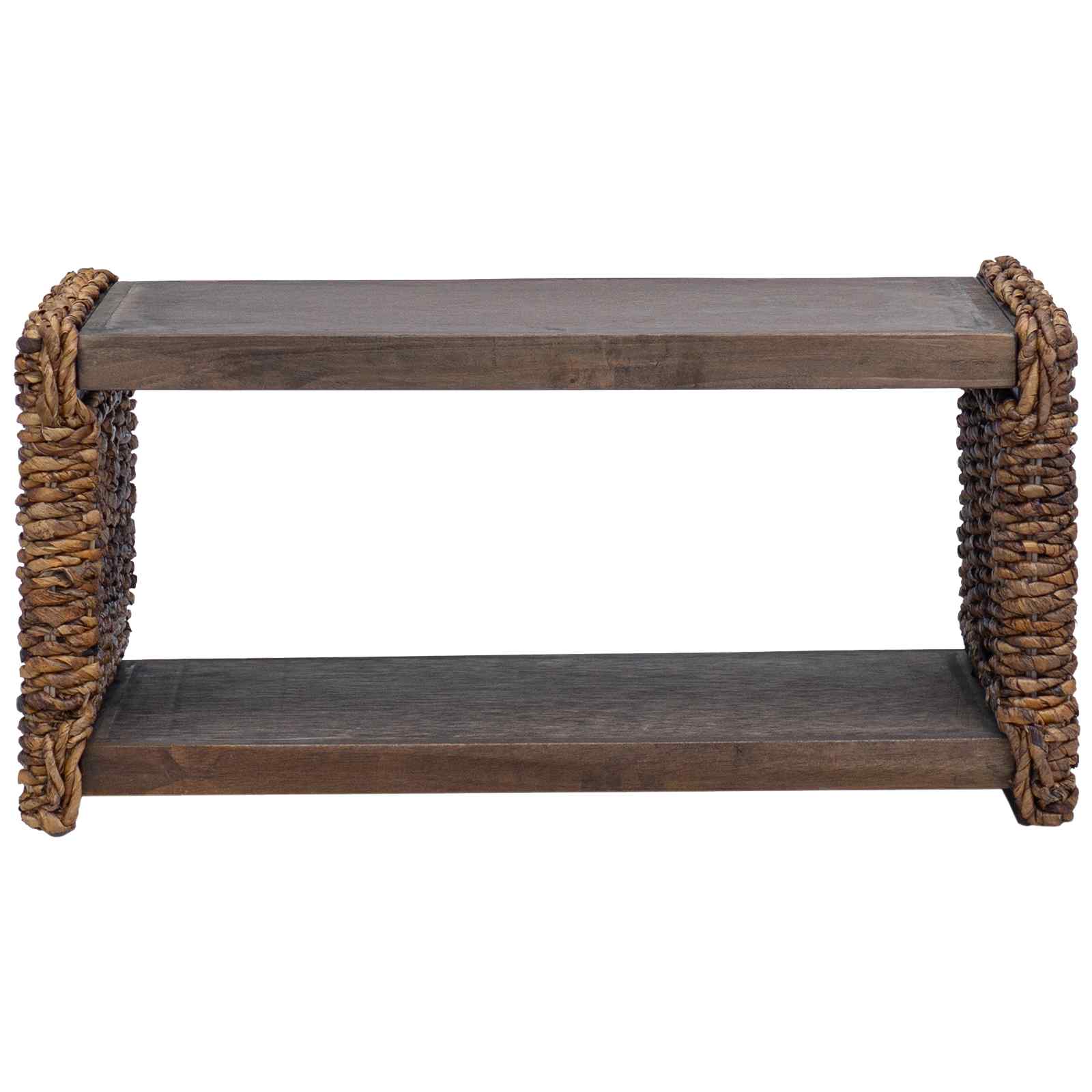 Table d'appoint Naturel 70 x 35 x 35 cm Bois de Mahogany Massif - XIOS