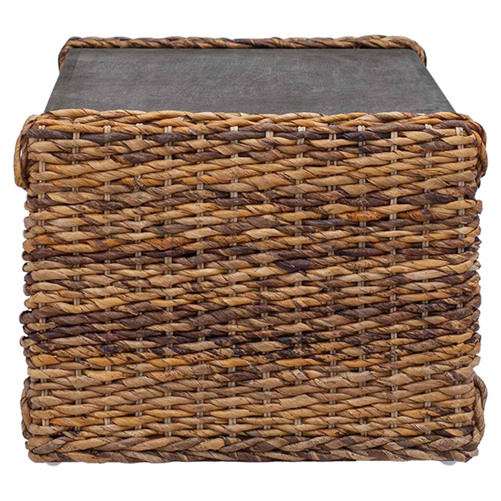 Table d'appoint Naturel 90 x 45 x 35 cm Bois de Mahogany Massif - XIOS