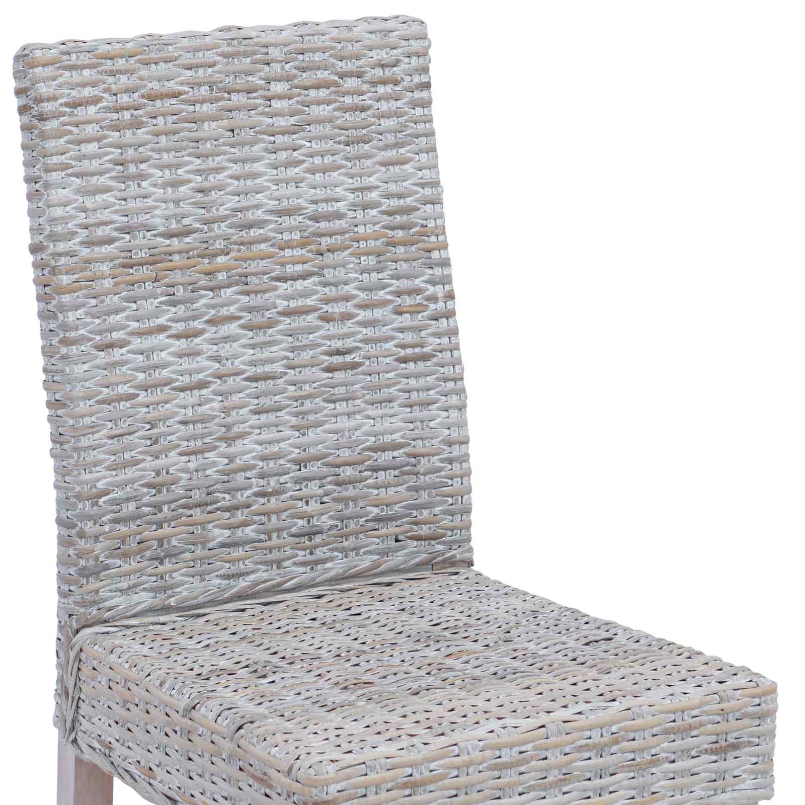 Chaise de salle à manger 2 pc Blanchiment 45 x 54 x 93 cm