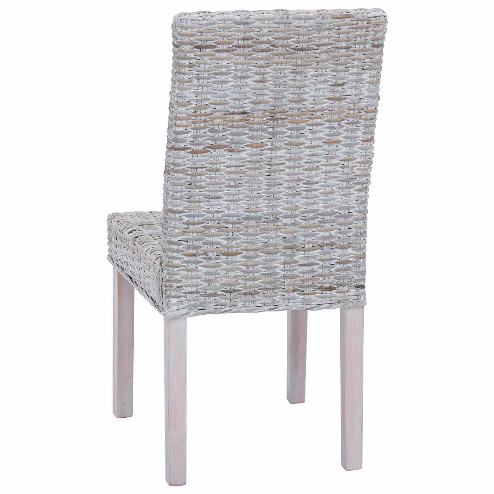 Chaise de salle à manger 2 pc Blanchiment 45 x 54 x 93 cm
