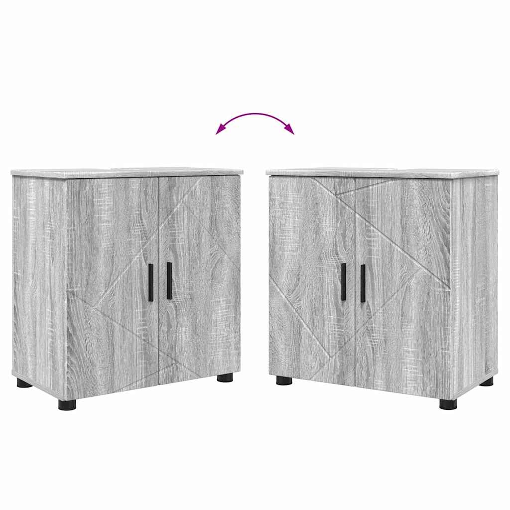 Ensemble de mobilier de salle de bain 2 pc Gris Sonoma - XIOS