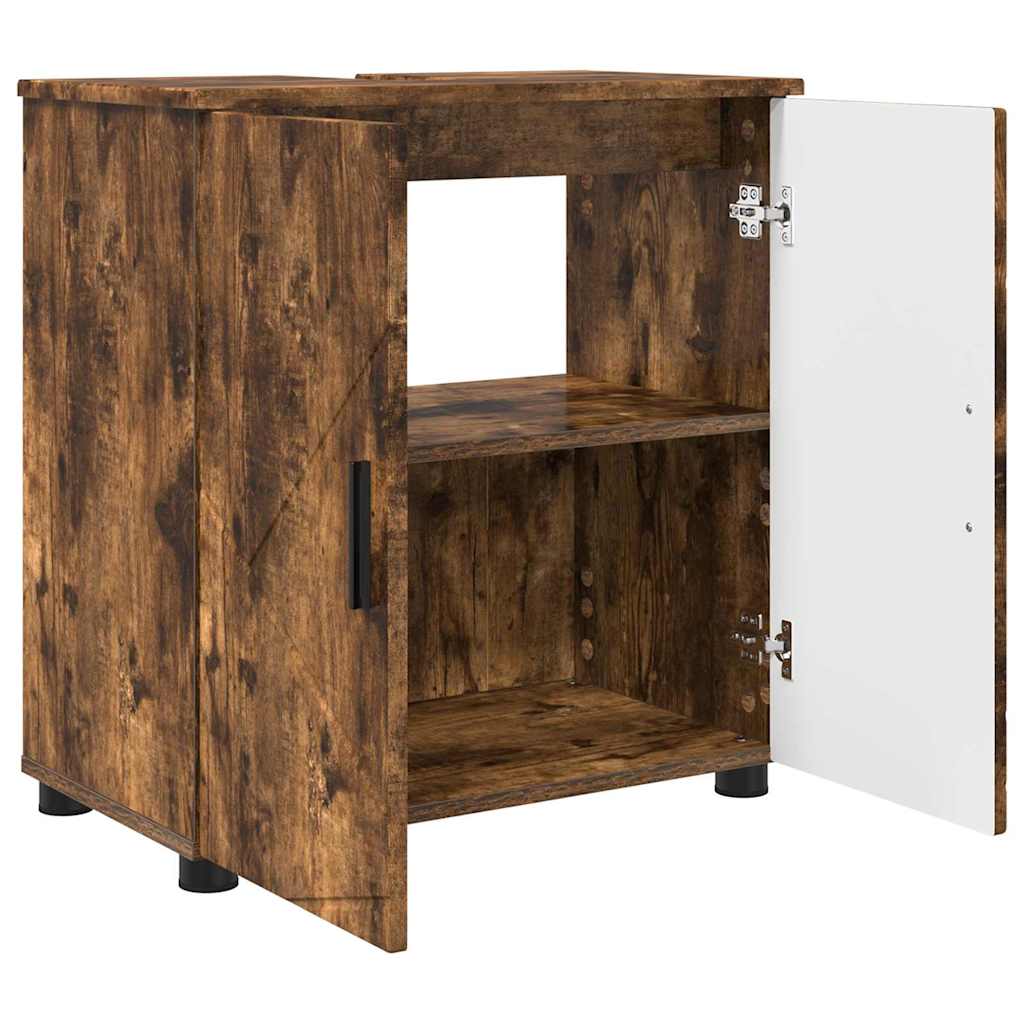 Ensemble de mobilier de salle de bain 3 pc Chêne fumé
