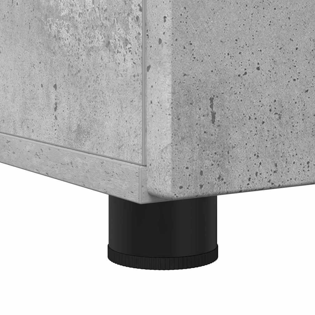 Ensemble de mobilier de salle de bain 3 pc Gris béton - XIOS