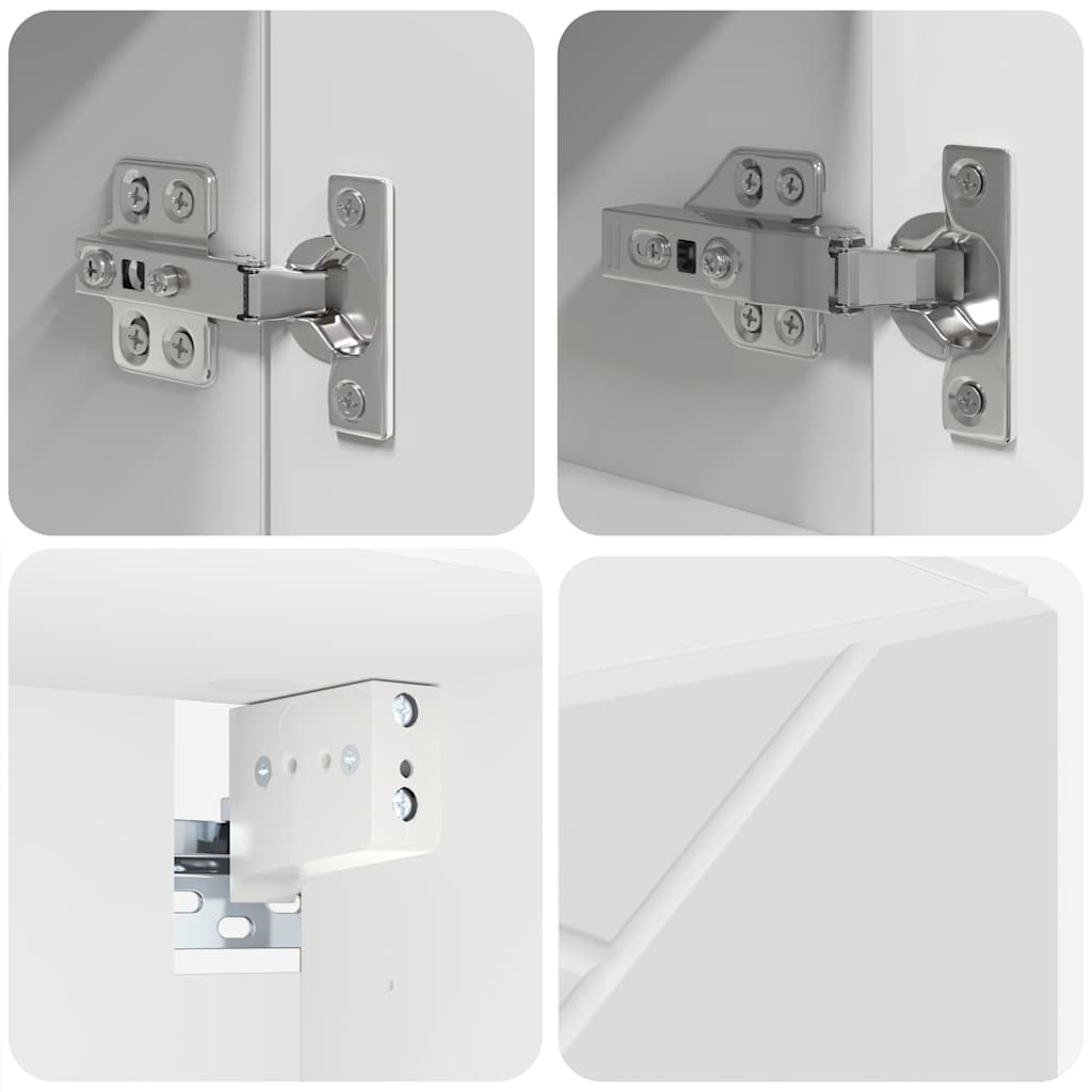 Ensemble de mobilier de salle de bain 5 pc Blanc - XIOS