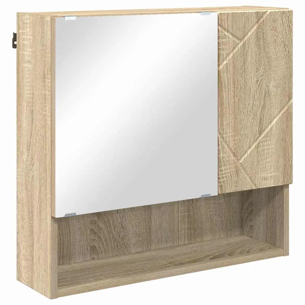 Ensemble de mobilier de salle de bain 5 pc Chêne Sonoma - XIOS