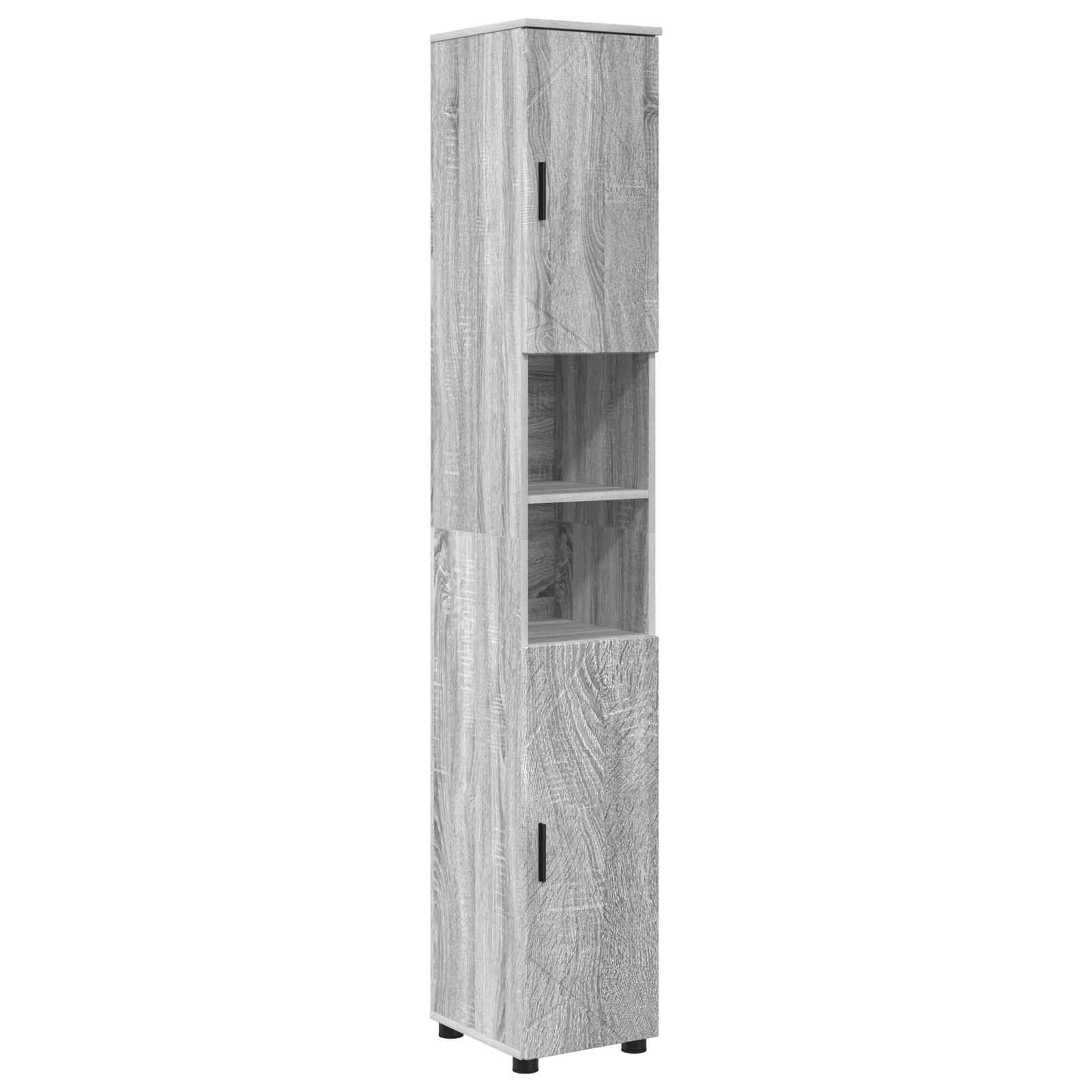 Ensemble de mobilier de salle de bain 4 pc Gris Sonoma - XIOS