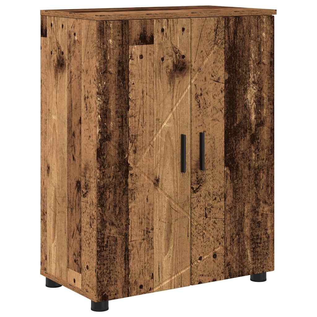Ensemble de mobilier de salle de bain 4 pc Bois Ancien - XIOS