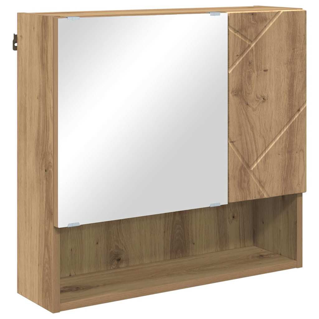 Ensemble de mobilier de salle de bain 4 pc Chêne artisanal