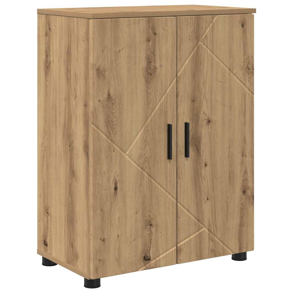 Ensemble de mobilier de salle de bain 4 pc Chêne artisanal