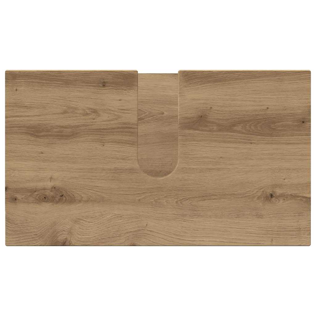 Ensemble de mobilier de salle de bain 4 pc Chêne artisanal