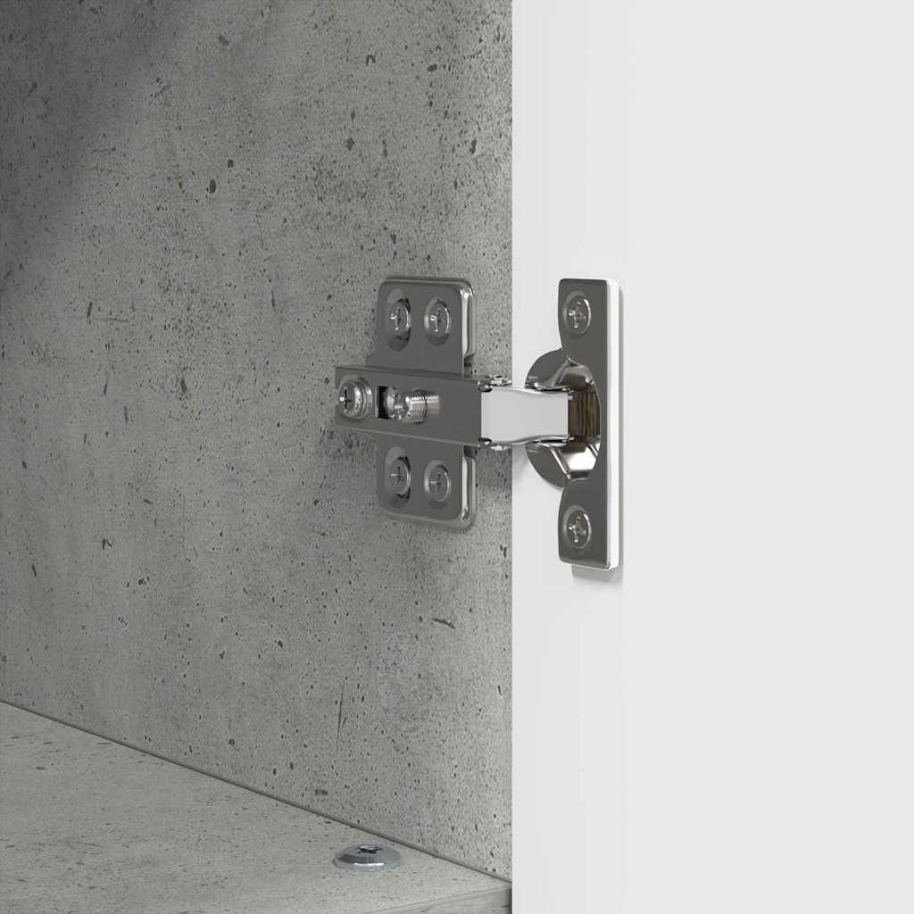 Ensemble de mobilier de salle de bain 3 pc Gris béton