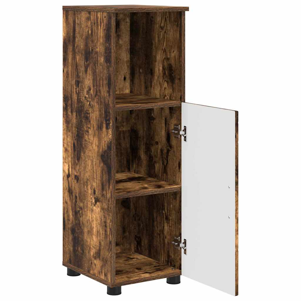 Ensemble de mobilier de salle de bain 3 pièces Chêne fumé