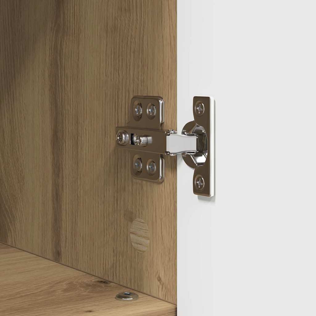 Ensemble de mobilier de salle de bain 3 pc Chêne artisanal
