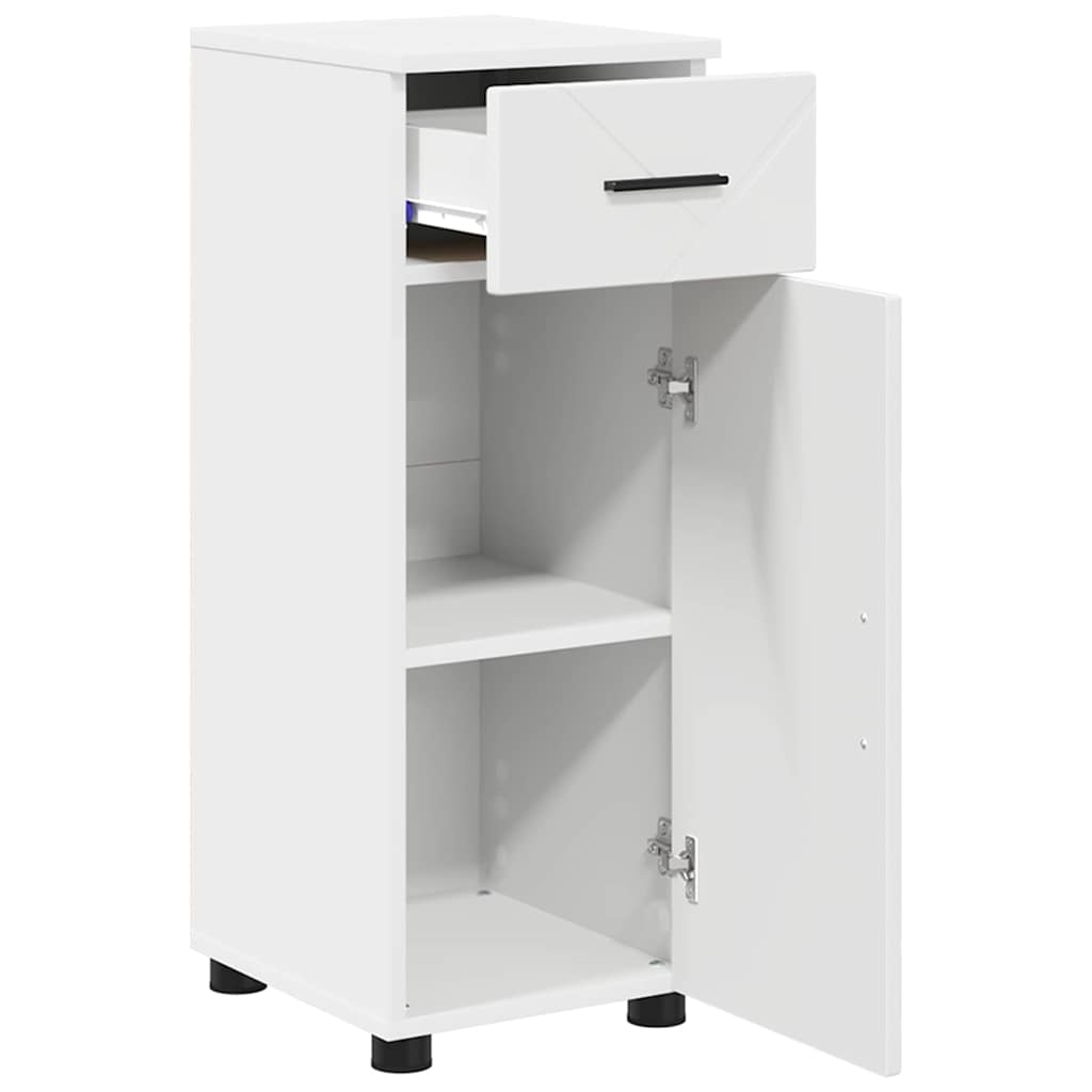 Ensemble de mobilier de salle de bain 3 pièces Blanc