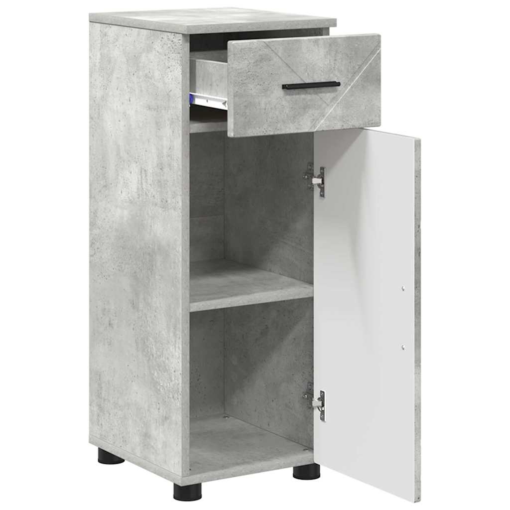 Ensemble de mobilier de salle de bain 3 pc Gris béton