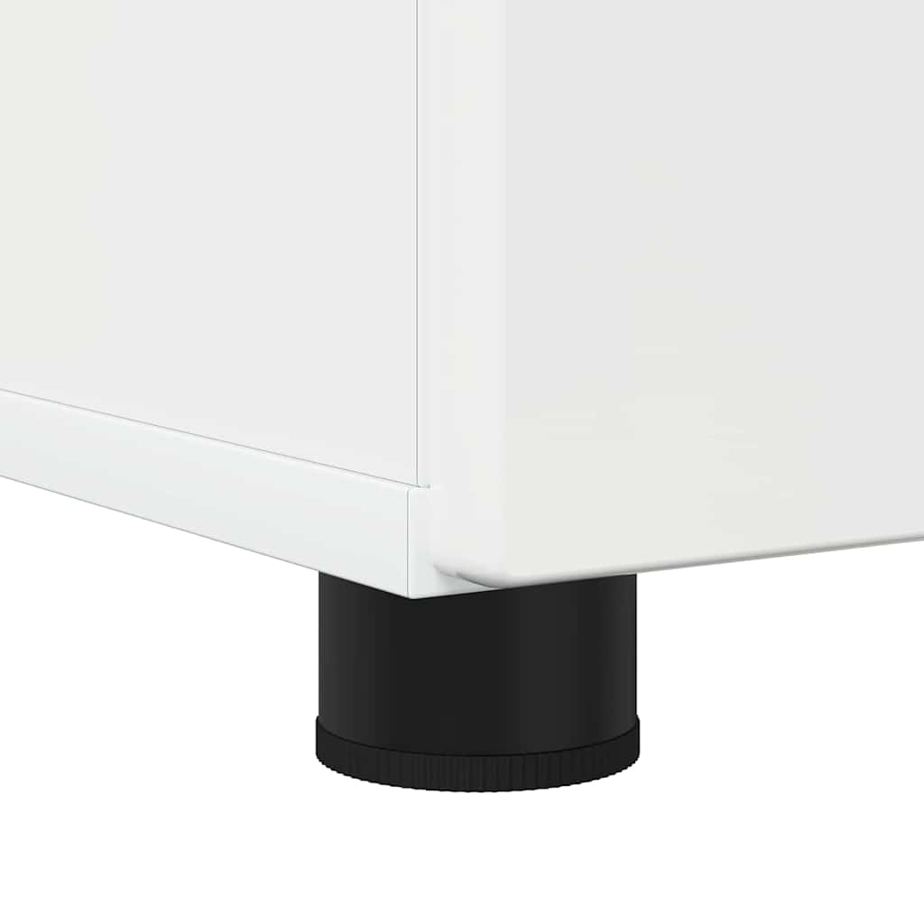 Ensemble de mobilier de salle de bain 3 pc Blanc brillant