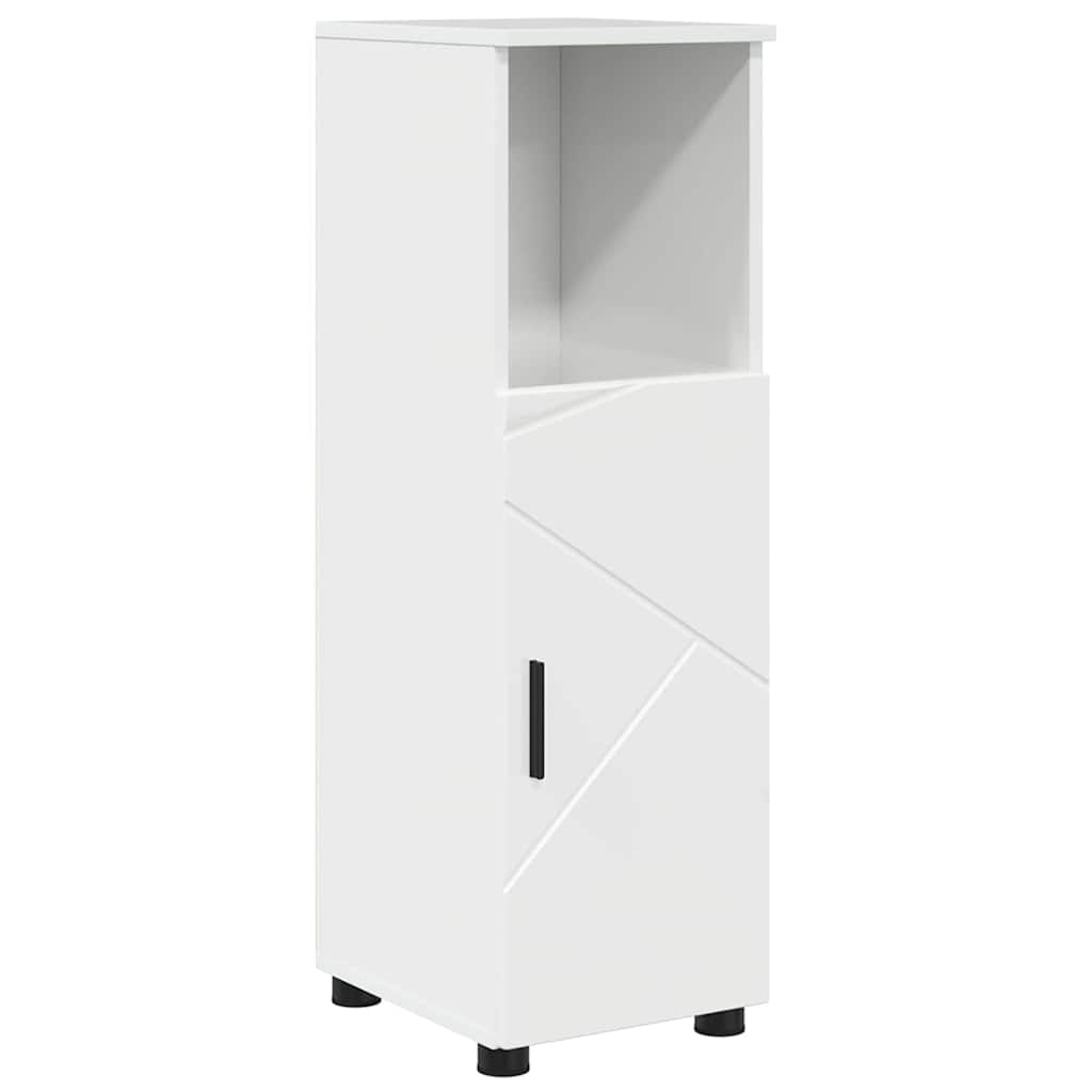 Ensemble de mobilier de salle de bain 4 pc Blanc brillant