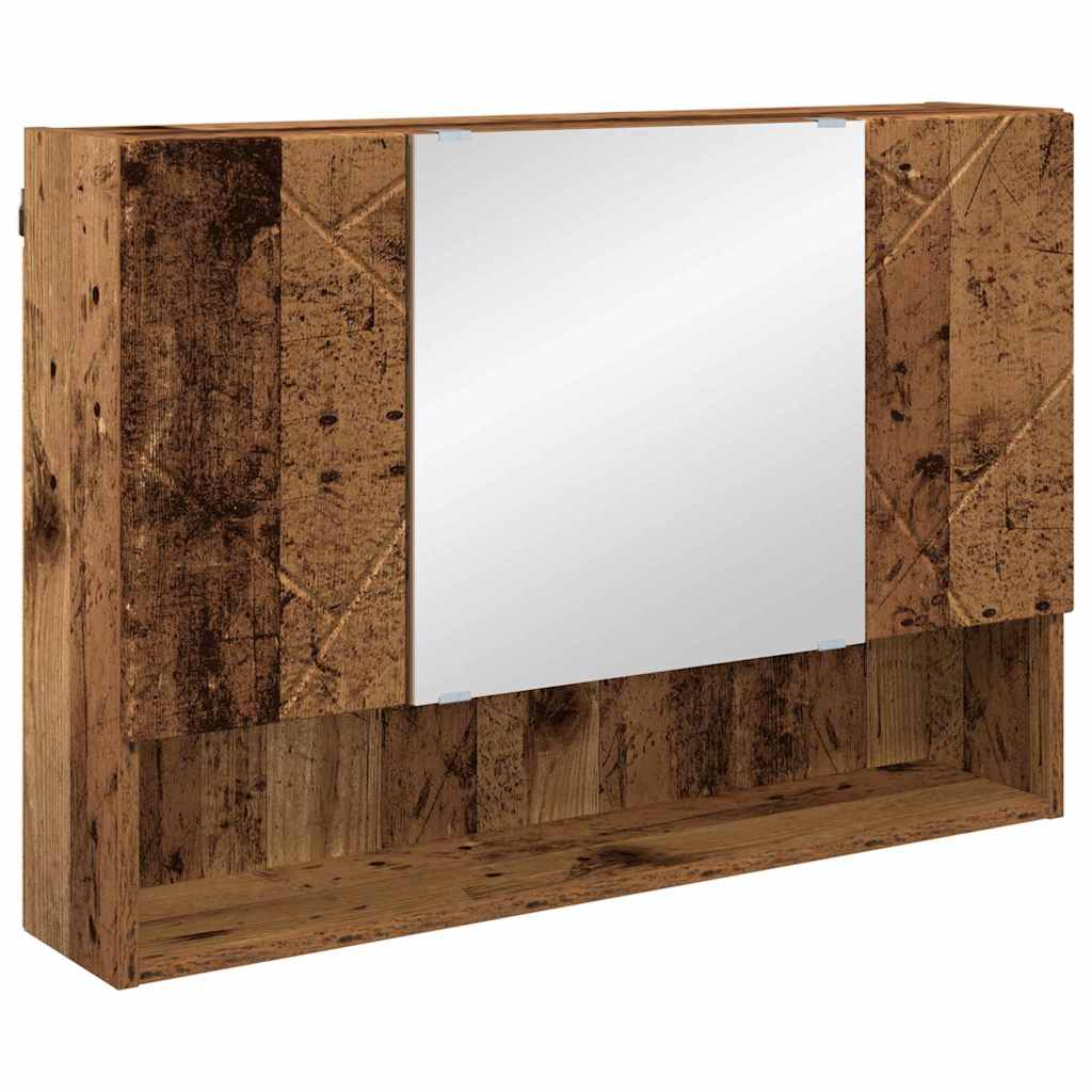 Ensemble de mobilier de salle de bain 4 pc Bois Ancien