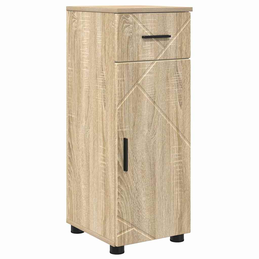 Ensemble de mobilier de salle de bain 4 pc Chêne Sonoma