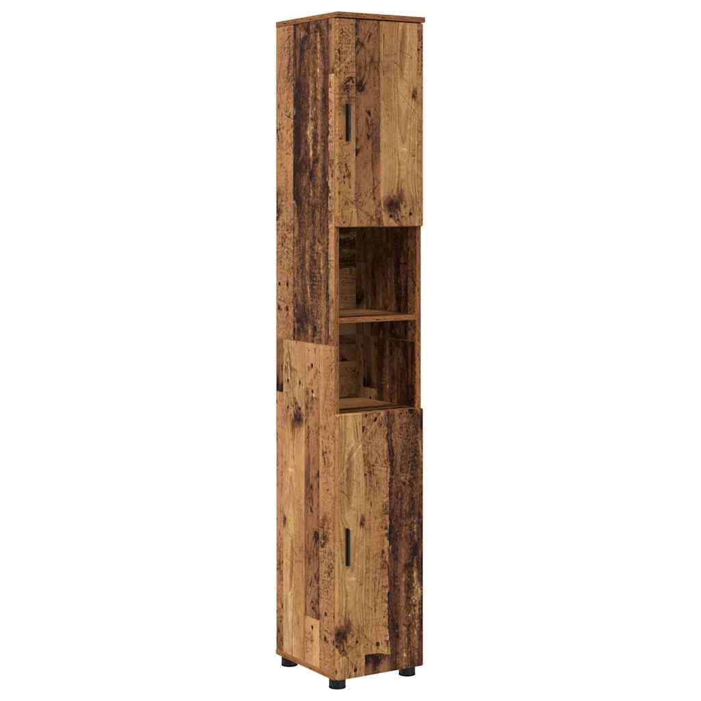 Ensemble de mobilier de salle de bain 4 pièces Bois Ancien