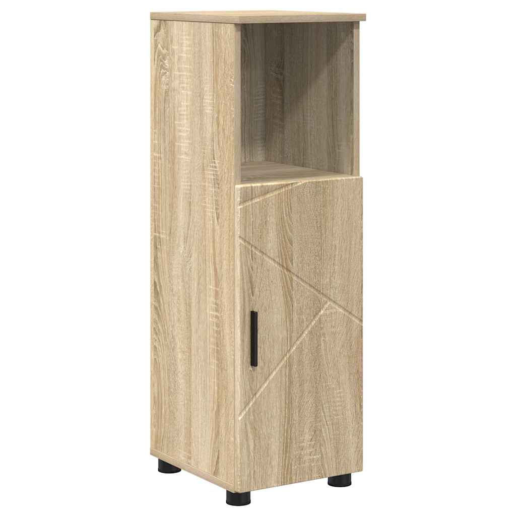 Ensemble de mobilier de salle de bain 5 pc Chêne Sonoma