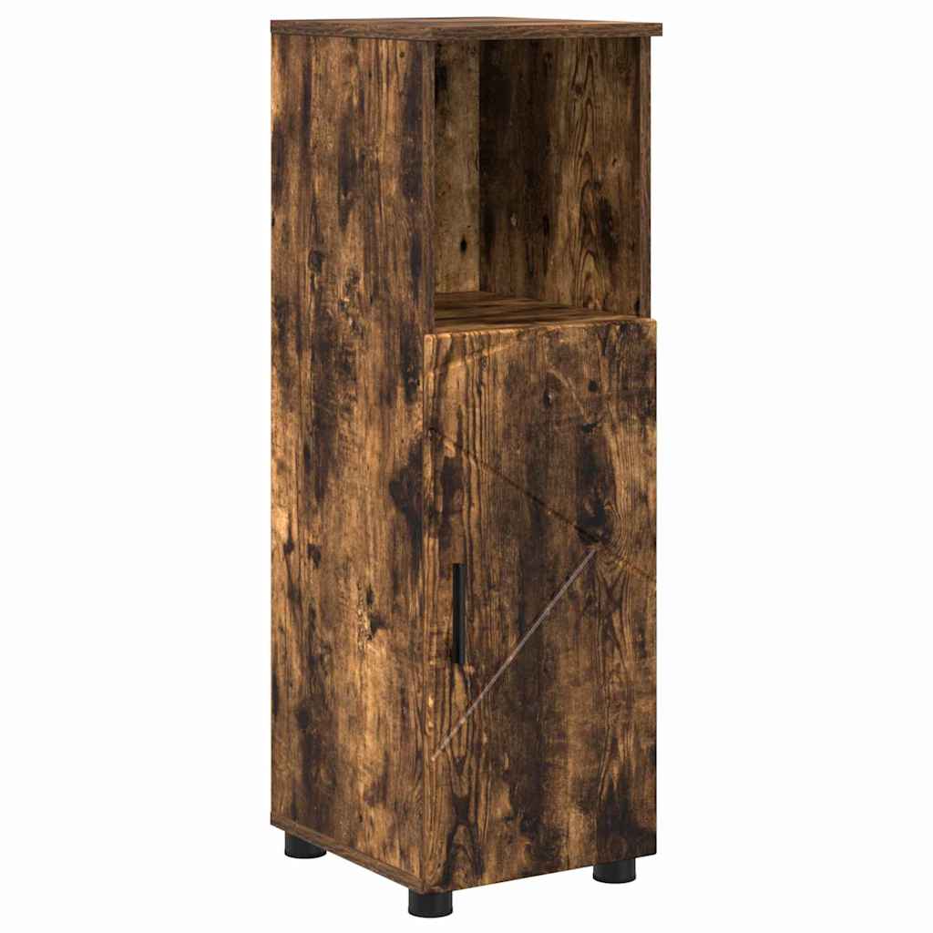 Ensemble de mobilier de salle de bain 5 pc Chêne fumé
