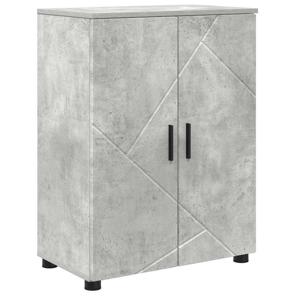Ensemble de mobilier de salle de bain 4 pc Gris béton