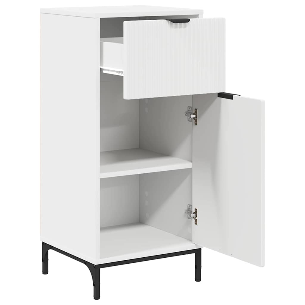Ensemble de mobilier de salle de bain 2 pièces Blanc