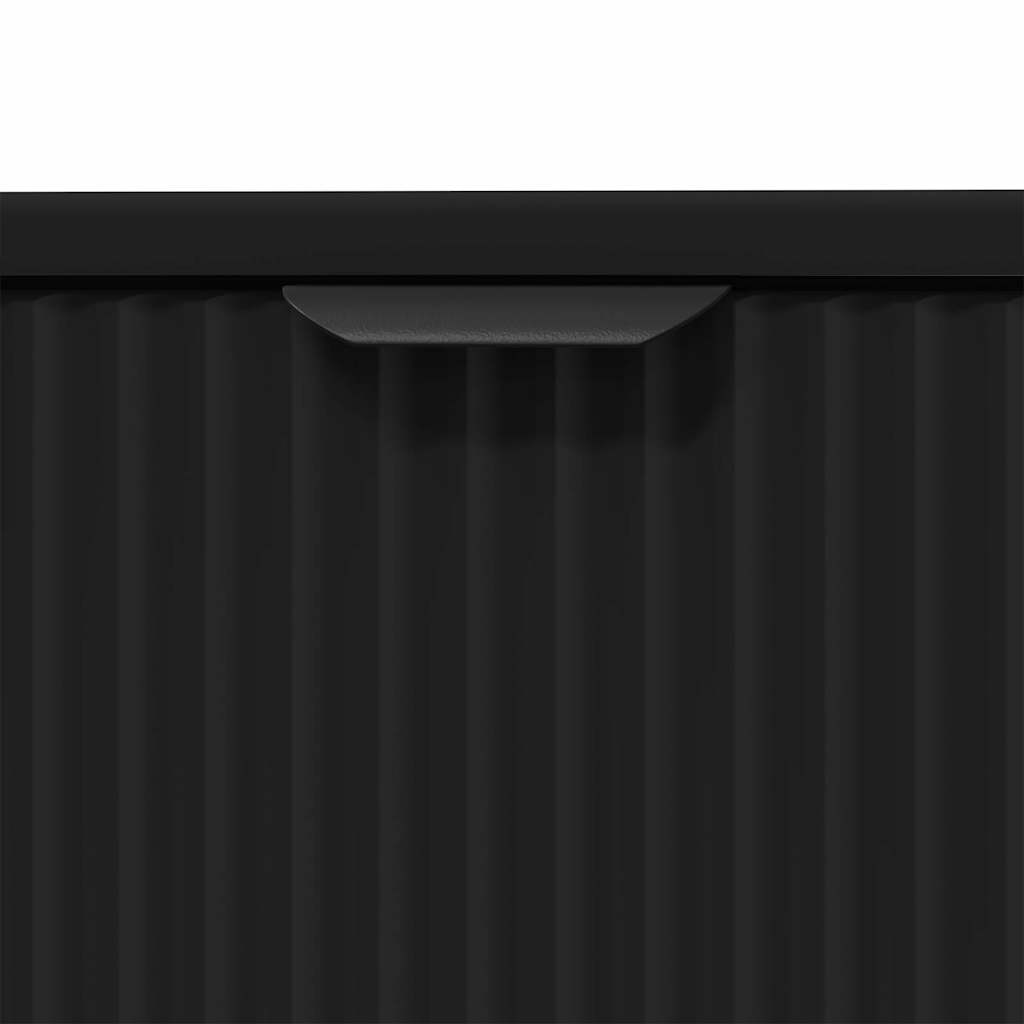 Ensemble de mobilier de salle de bain 3 pc Noir