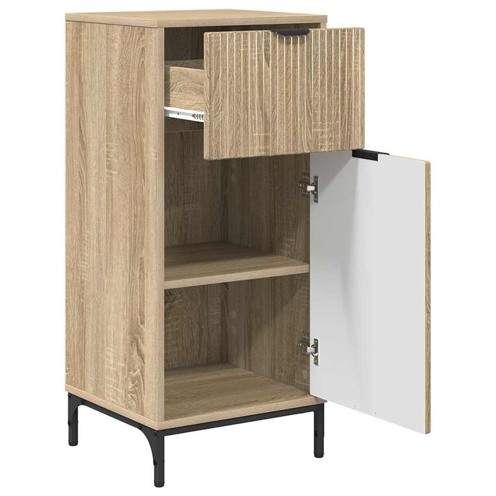 Ensemble de mobilier de salle de bain 3 pc Chêne Sonoma