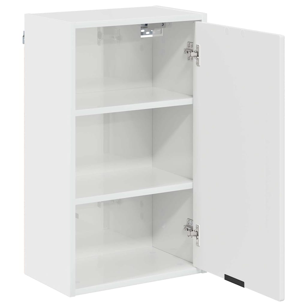 Ensemble de mobilier de salle de bain 3 pc Blanc brillant
