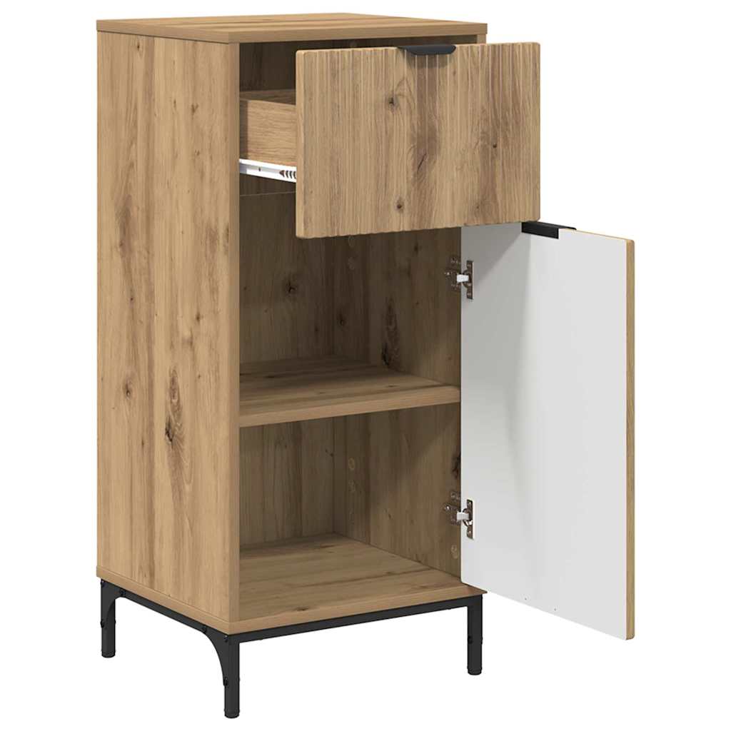 Ensemble de mobilier de salle de bain 3 pc Chêne artisanal