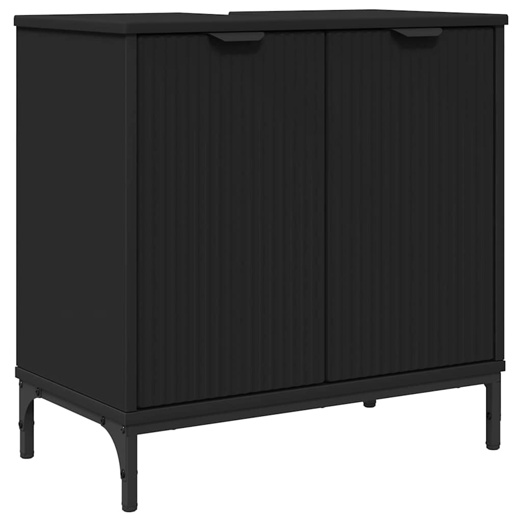 Ensemble de mobilier de salle de bain avec tiroir Noir - XIOS