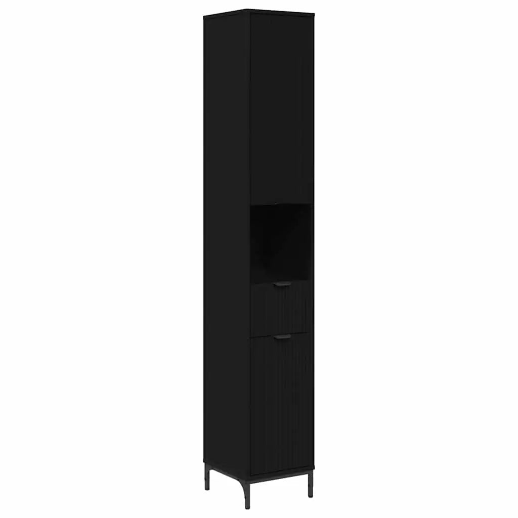 Ensemble de mobilier de salle de bain avec tiroir Noir - XIOS