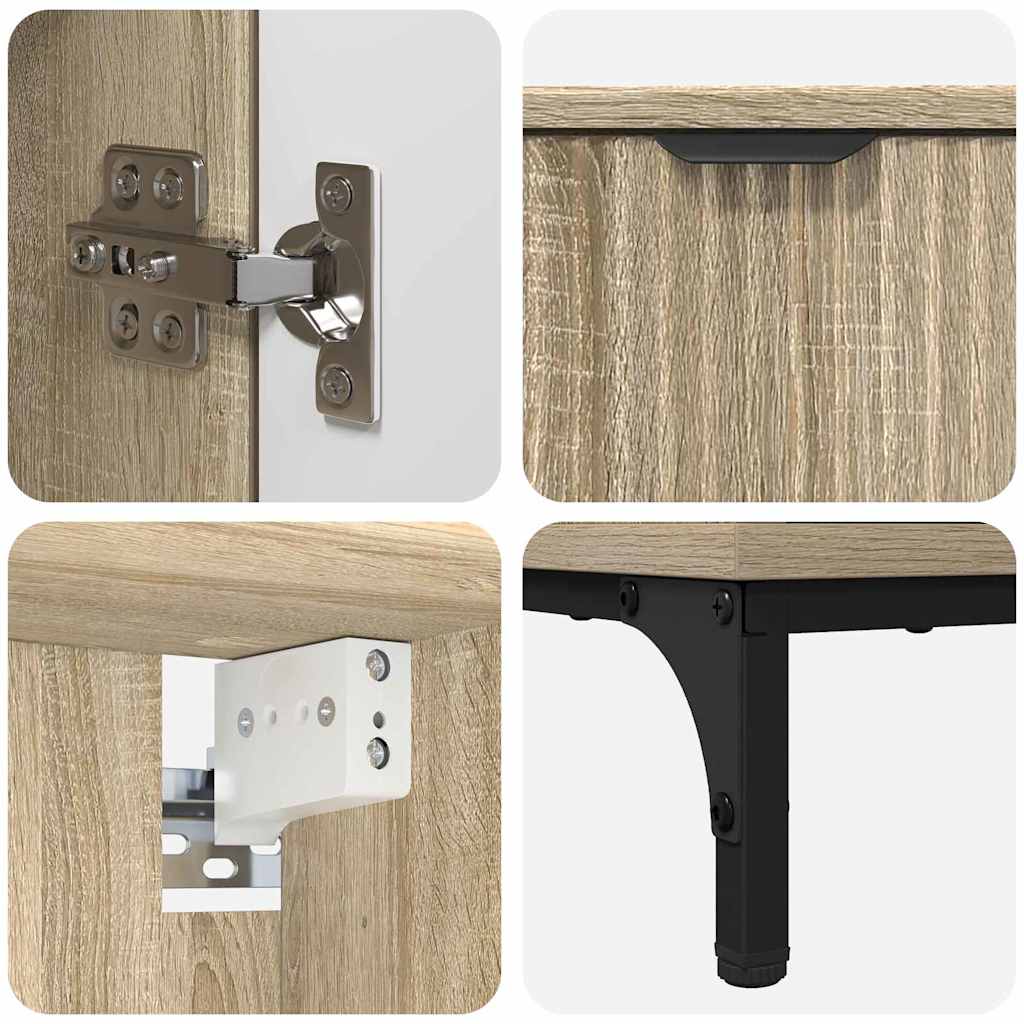 Ensemble de mobilier de salle de bain avec tiroir Chêne Sonoma - XIOS
