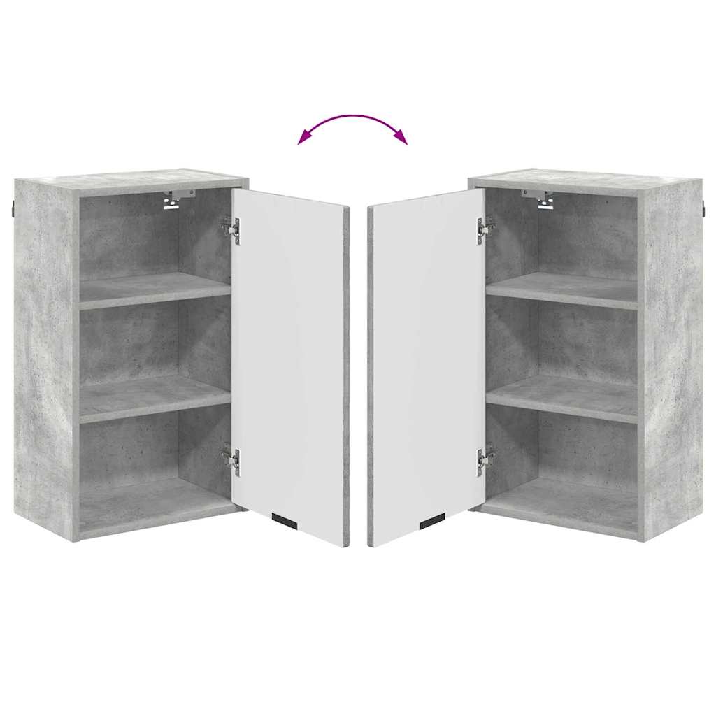 Ensemble de mobilier de salle de bain avec tiroir Gris béton - XIOS