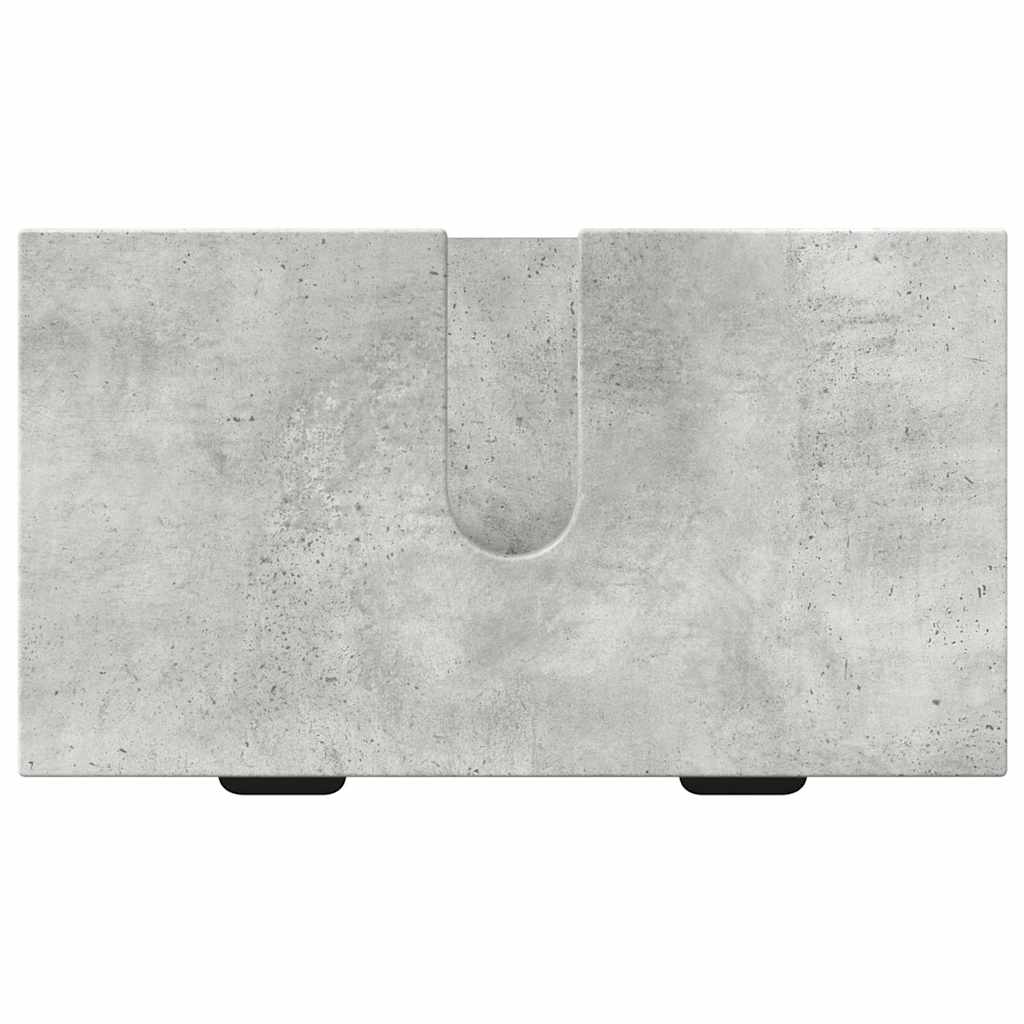 Ensemble de mobilier de salle de bain avec tiroir Gris béton - XIOS