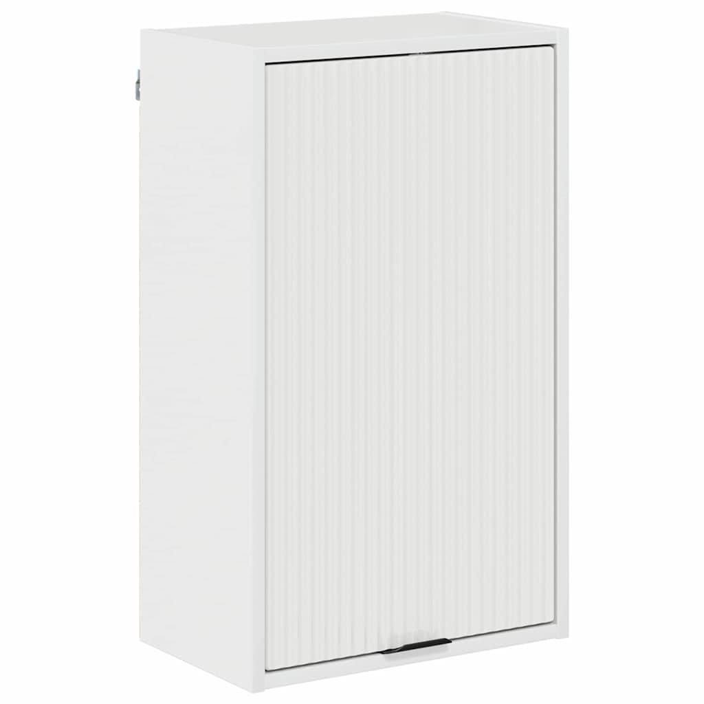 Ensemble de mobilier de salle de bain avec porte Blanc brillant - XIOS