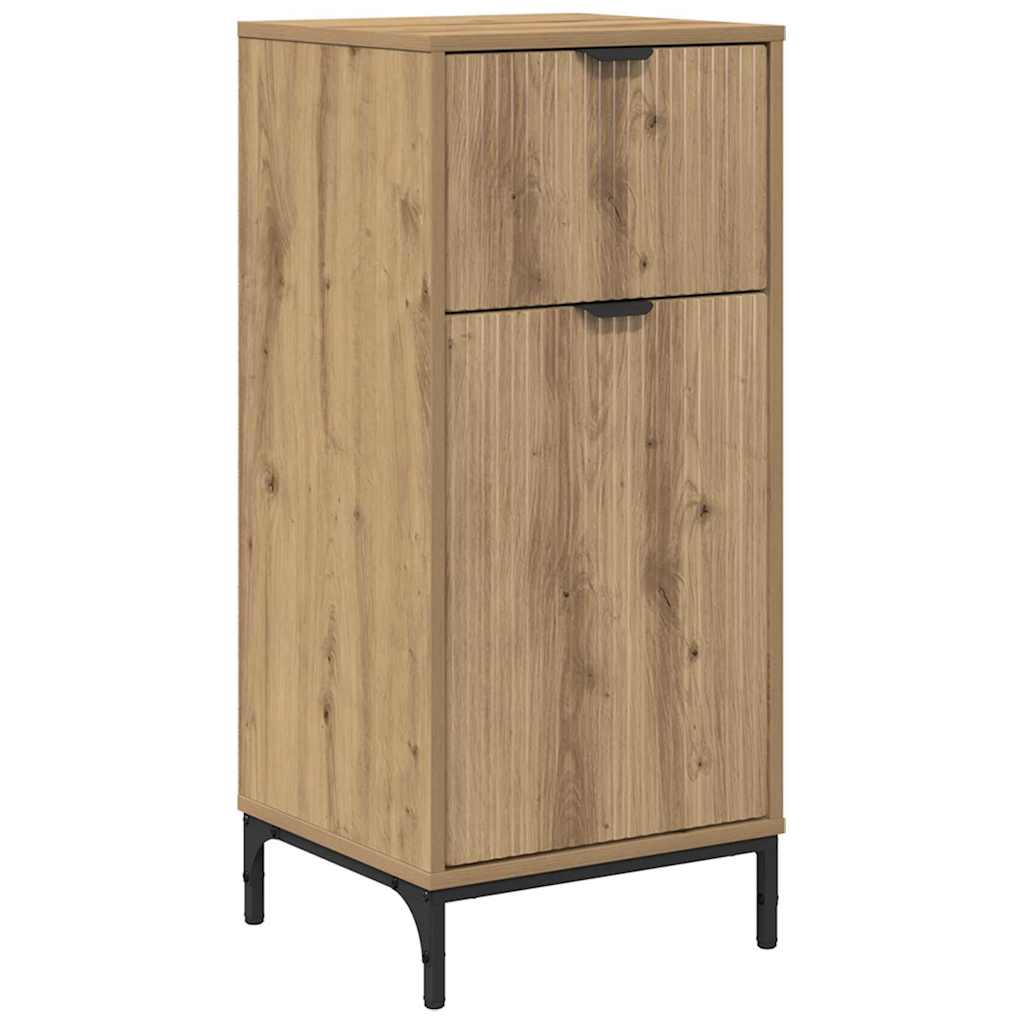 Ensemble de mobilier de salle de bain 4 pc Chêne artisanal - XIOS
