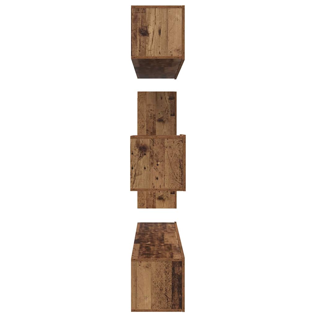 Ensemble meuble TV 8 pc Bois Ancien Bois d'ingénierie
