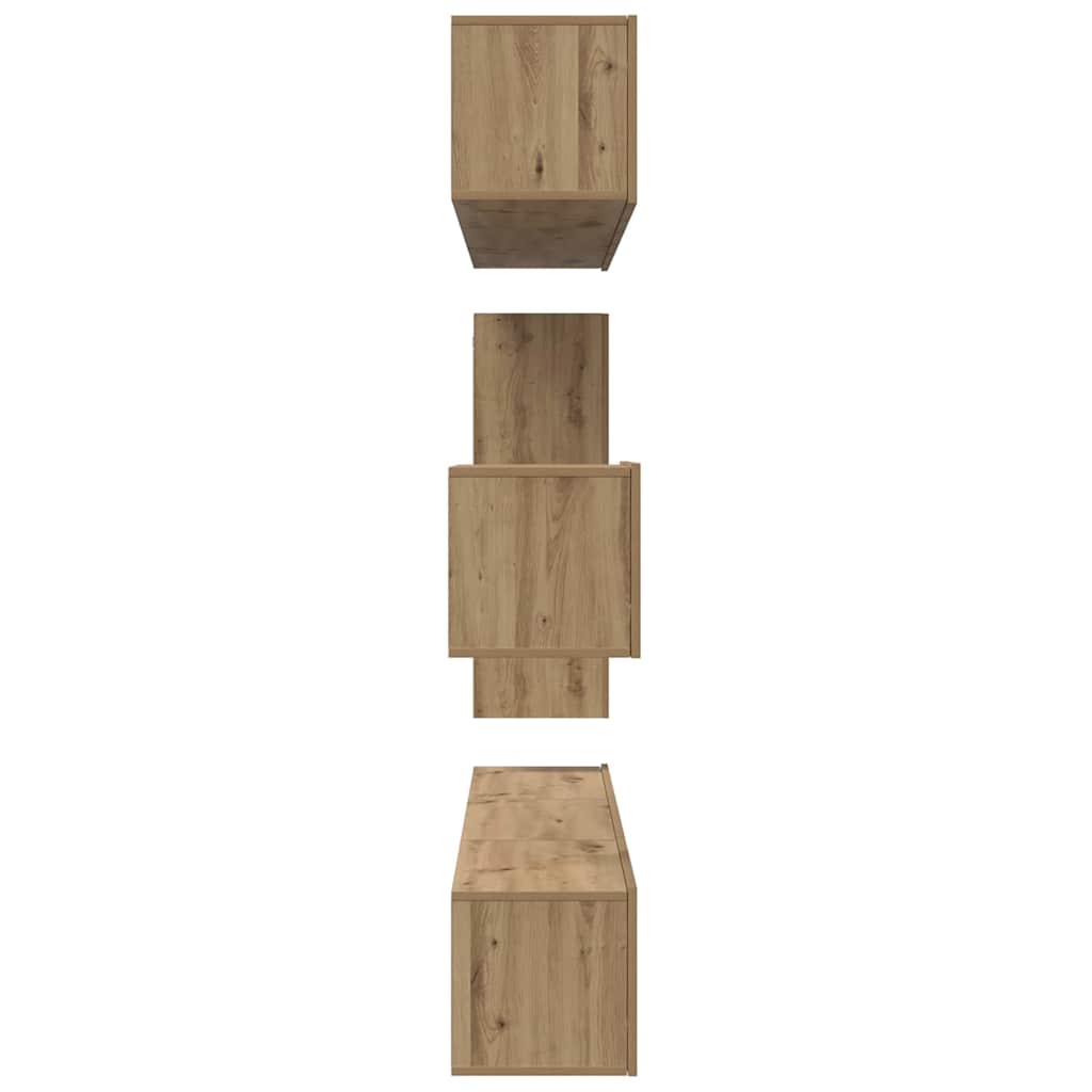 Ensemble meuble TV 8 pc Chêne artisanal Bois d'ingénierie