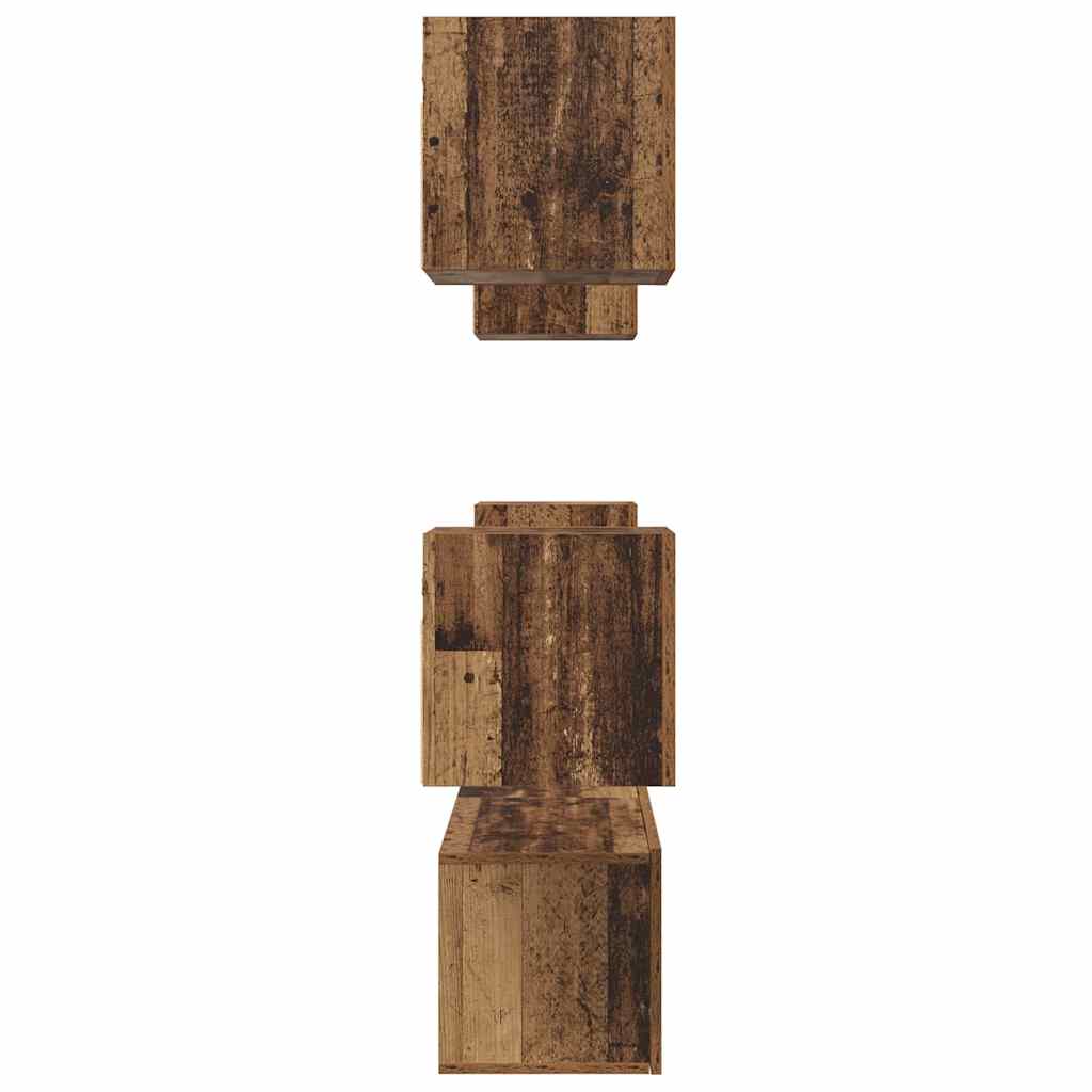 Ensemble meuble TV 6 pcs Bois Ancien Bois d'ingénierie - XIOS