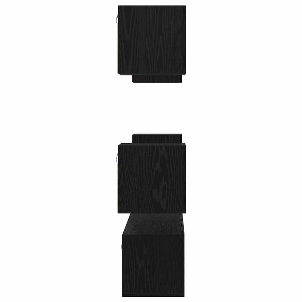 Ensemble meuble TV 6 pcs Chêne noir Bois d'ingénierie - XIOS
