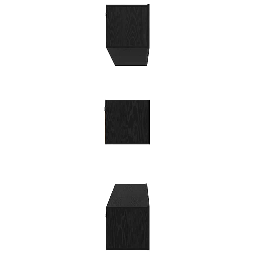 Ensemble meuble TV 8 pcs Chêne noir Bois d'ingénierie - XIOS