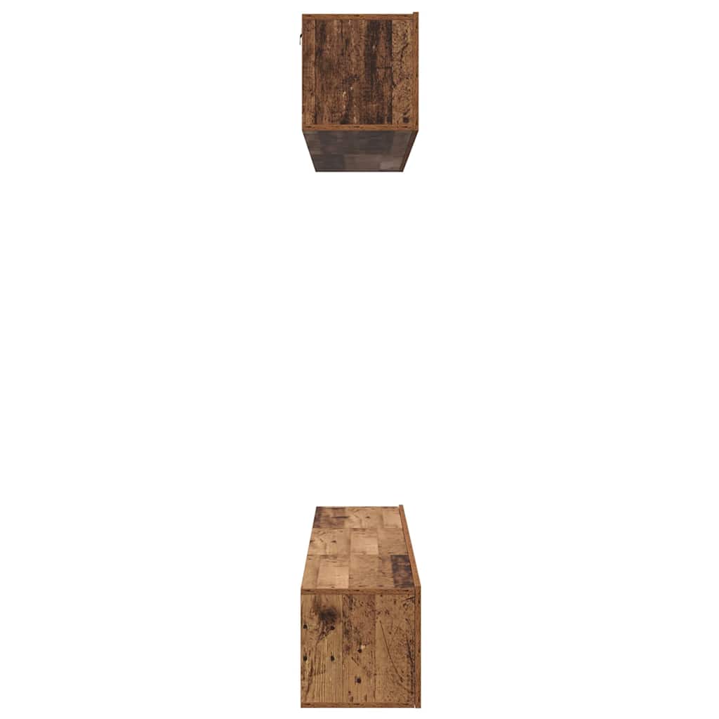 Ensemble meuble TV 5 pc Bois Ancien Bois d'ingénierie