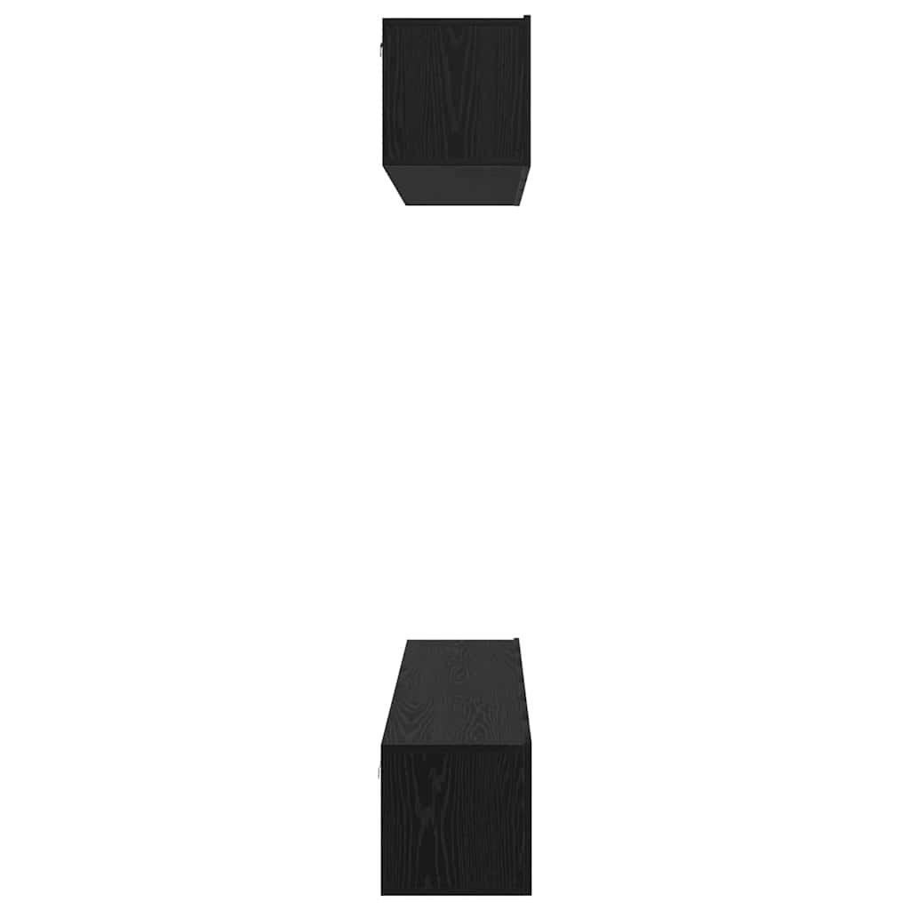 Ensemble meuble TV 5 pcs Chêne noir Bois d'ingénierie - XIOS