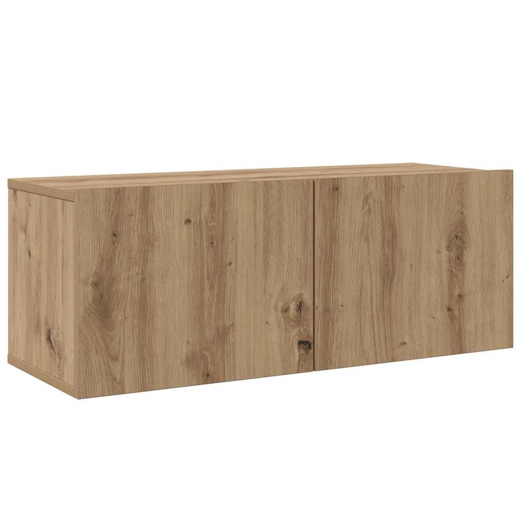 Ensemble meuble TV 5 pc Chêne artisanal Bois d'ingénierie