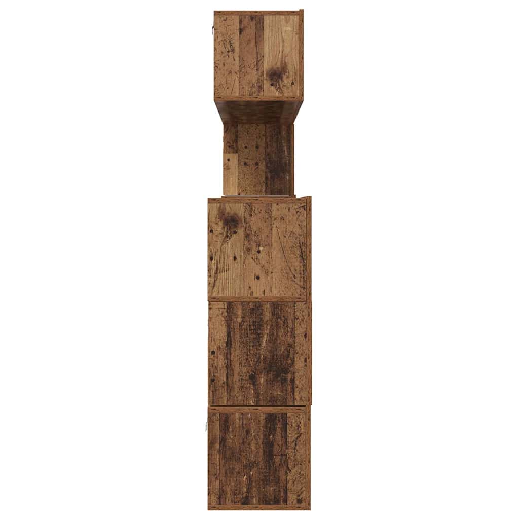 Ensemble meuble TV 8 pcs Bois Ancien Bois d'ingénierie - XIOS